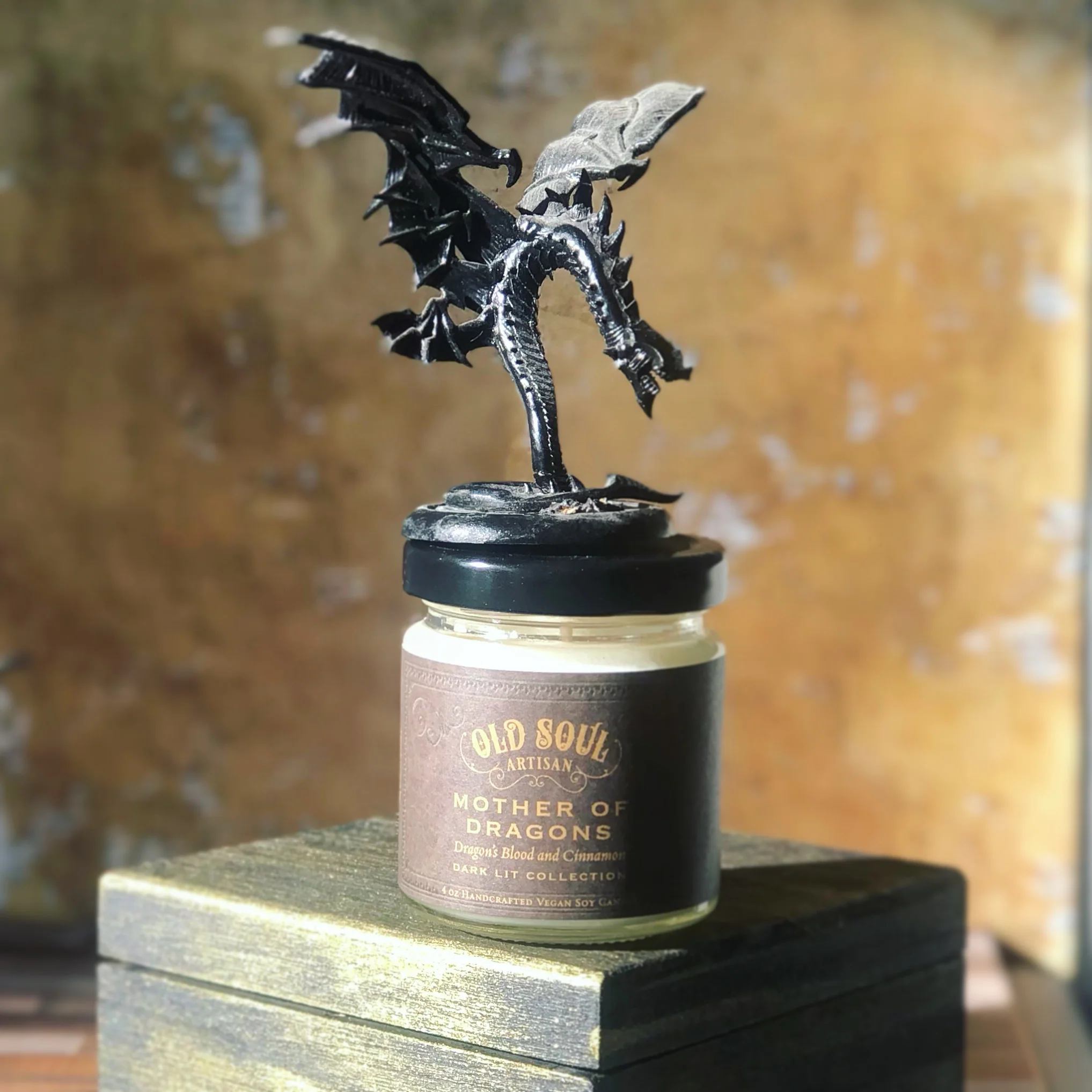 Mother of Dragons Soy Candle (dragon's blood and cinnamon) - Image 4